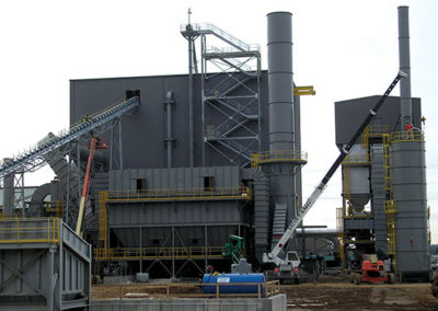 pollution control equipment, structural steel, ductwork, conveyor, exhaust stack