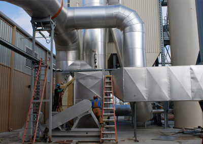 ductwork, insulation and lagging