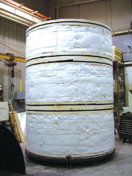  Ceramic Fiber Insulation Blanket, 1 X 12 X 32, 8